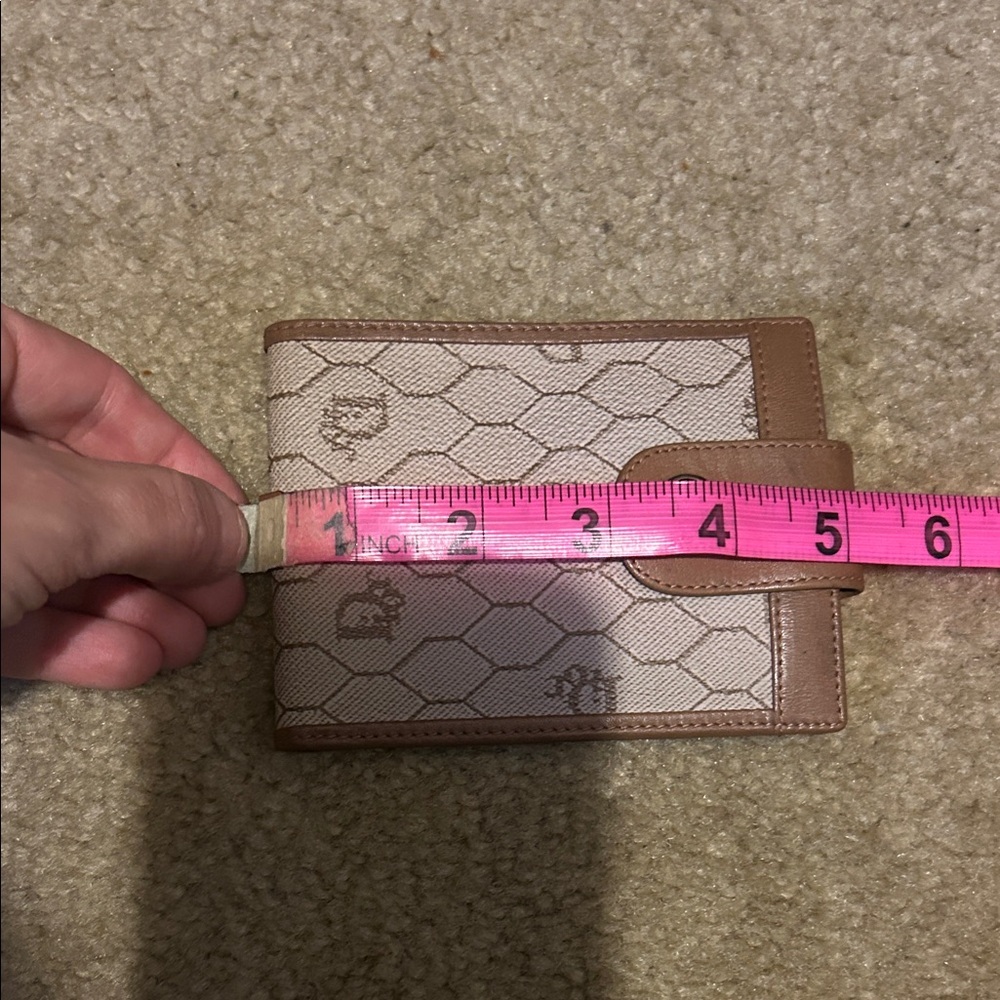 CHRISTIAN DIOR HONEYCOMB WOMEN'S PVC,LEATHER WALLET - Picture 8 of 12